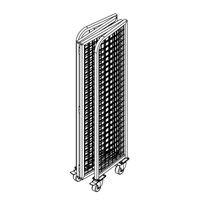 Folding Gridwall Display Rack (5)